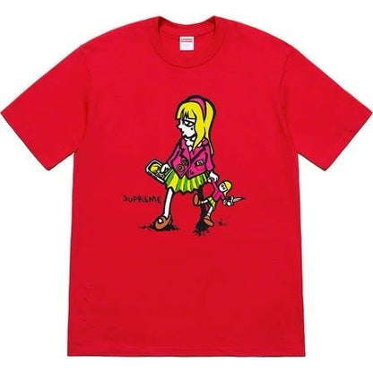 Supreme Loose Fit Casual T-Shirt (Unisex）