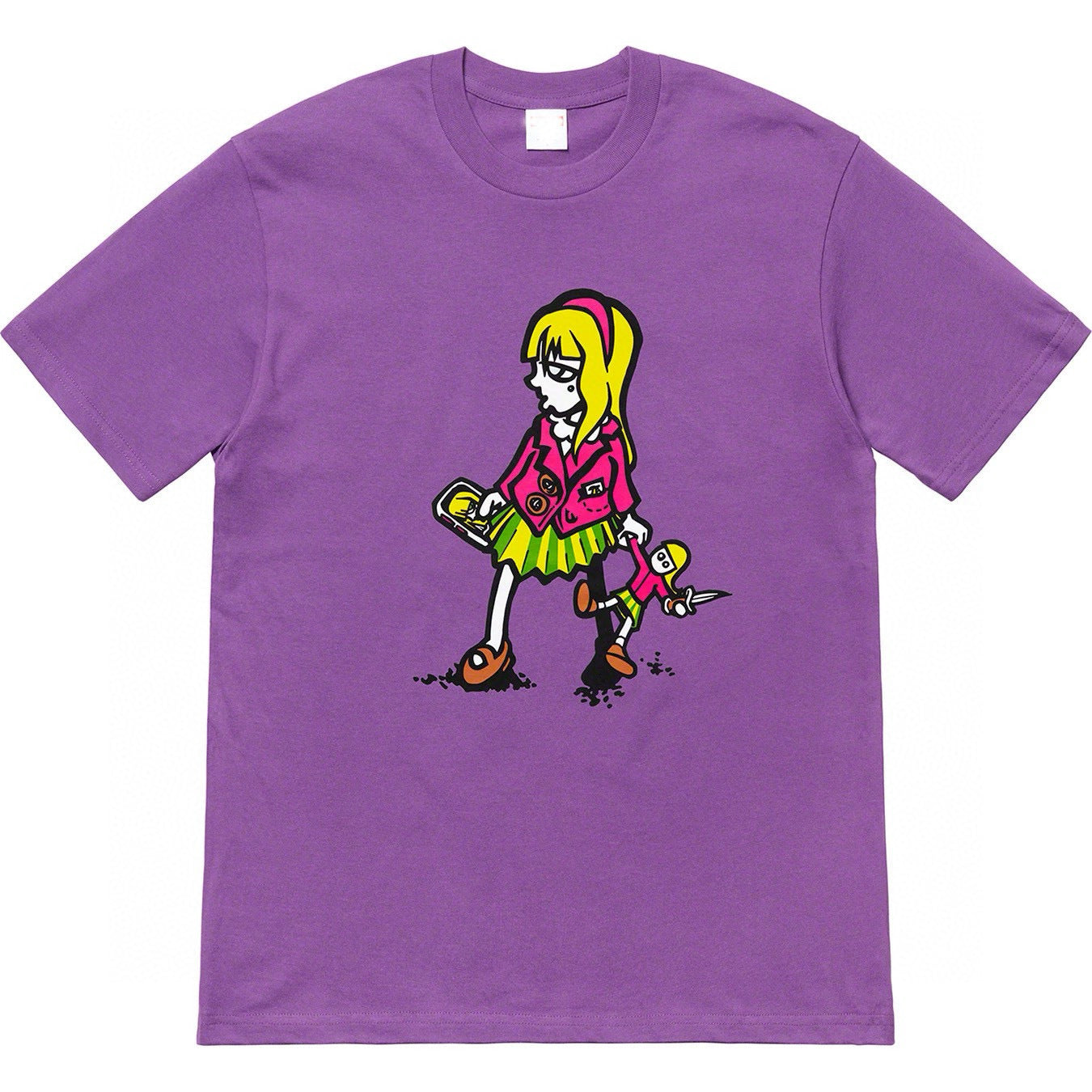 Supreme Loose Fit Casual T-Shirt (Unisex）