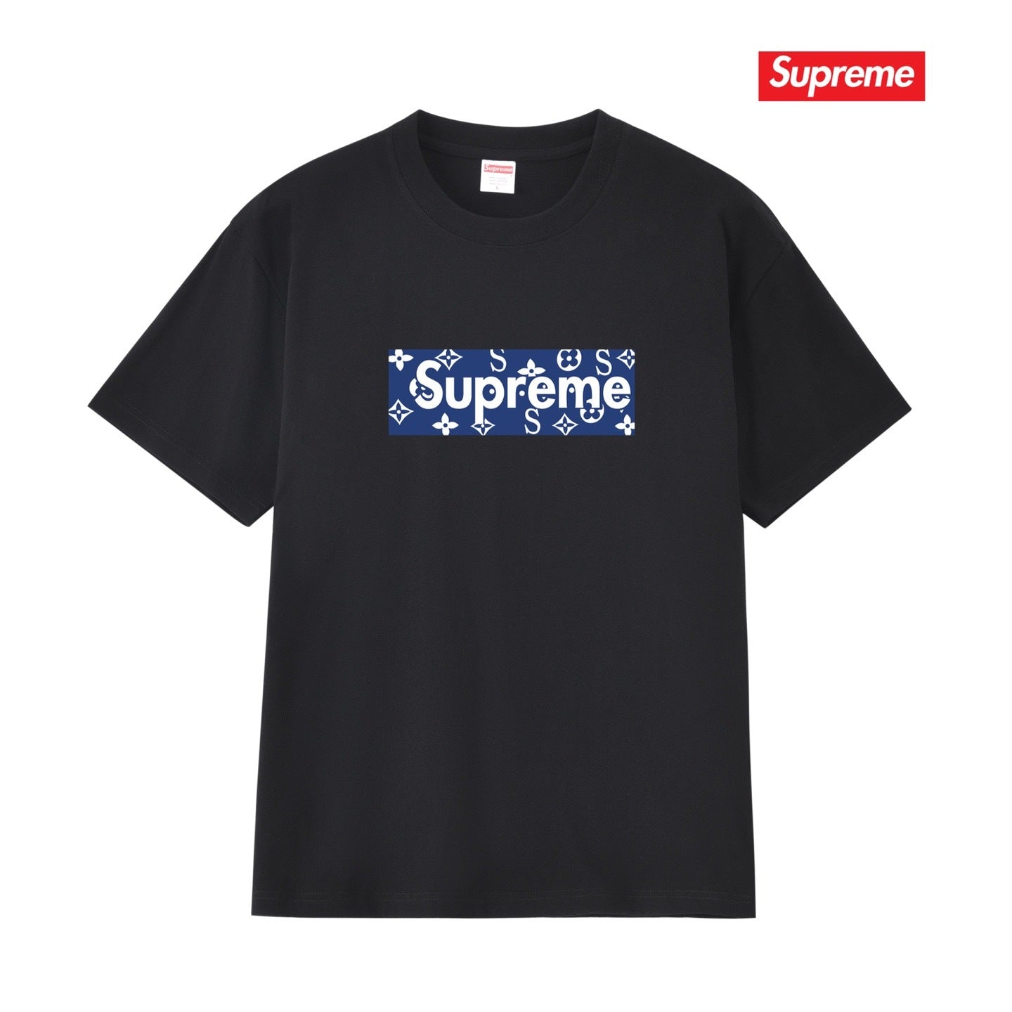 Supreme Logo Casual T-Shirt (Unisex）