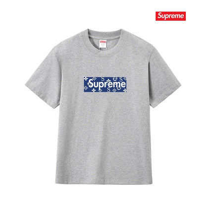 Supreme Logo Casual T-Shirt (Unisex）