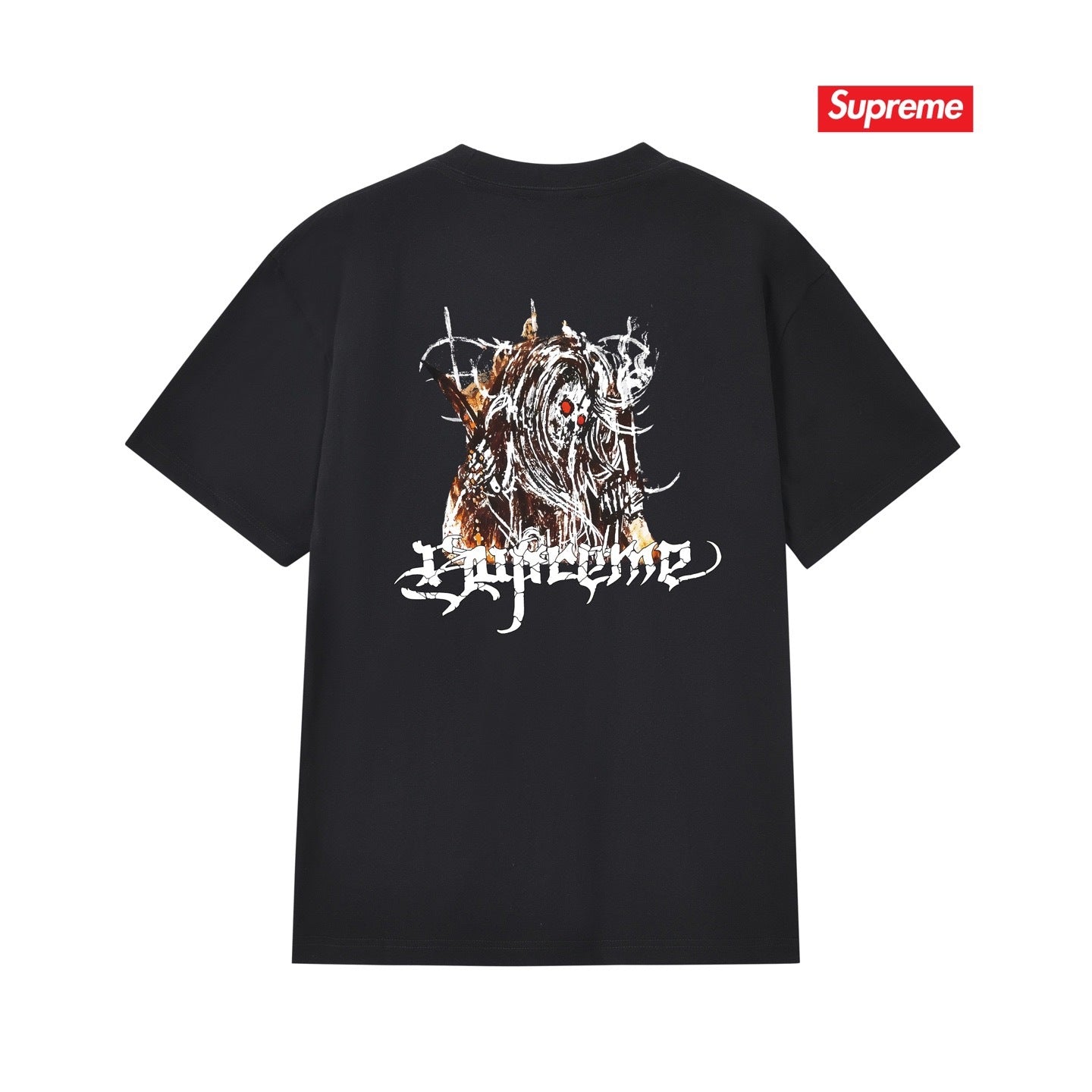 Supreme Logo Casual T-Shirt (Unisex）