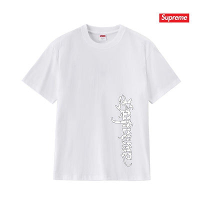 Supreme Logo Casual T-Shirt (Unisex）