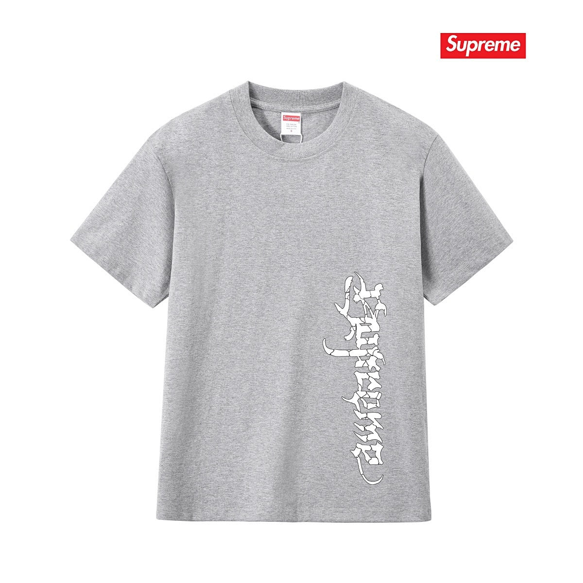 Supreme Logo Casual T-Shirt (Unisex）