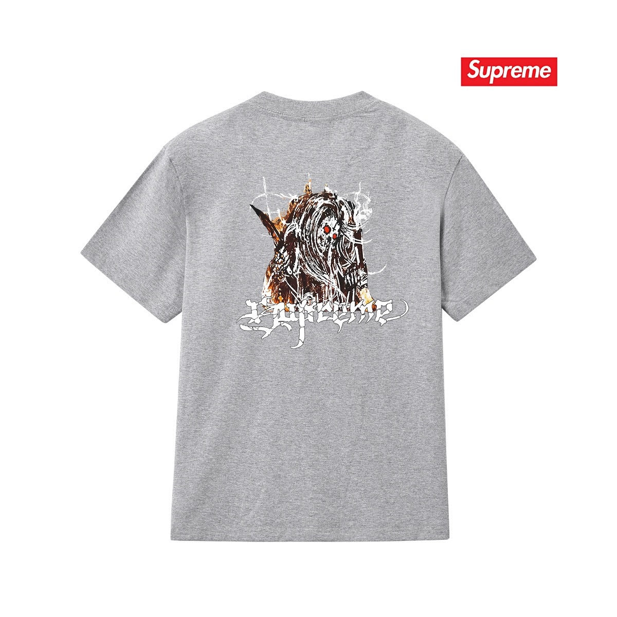 Supreme Logo Casual T-Shirt (Unisex）