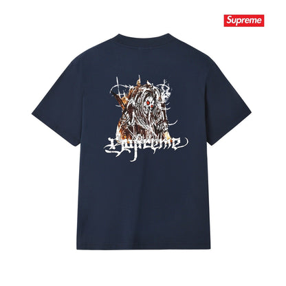 Supreme Logo Casual T-Shirt (Unisex）