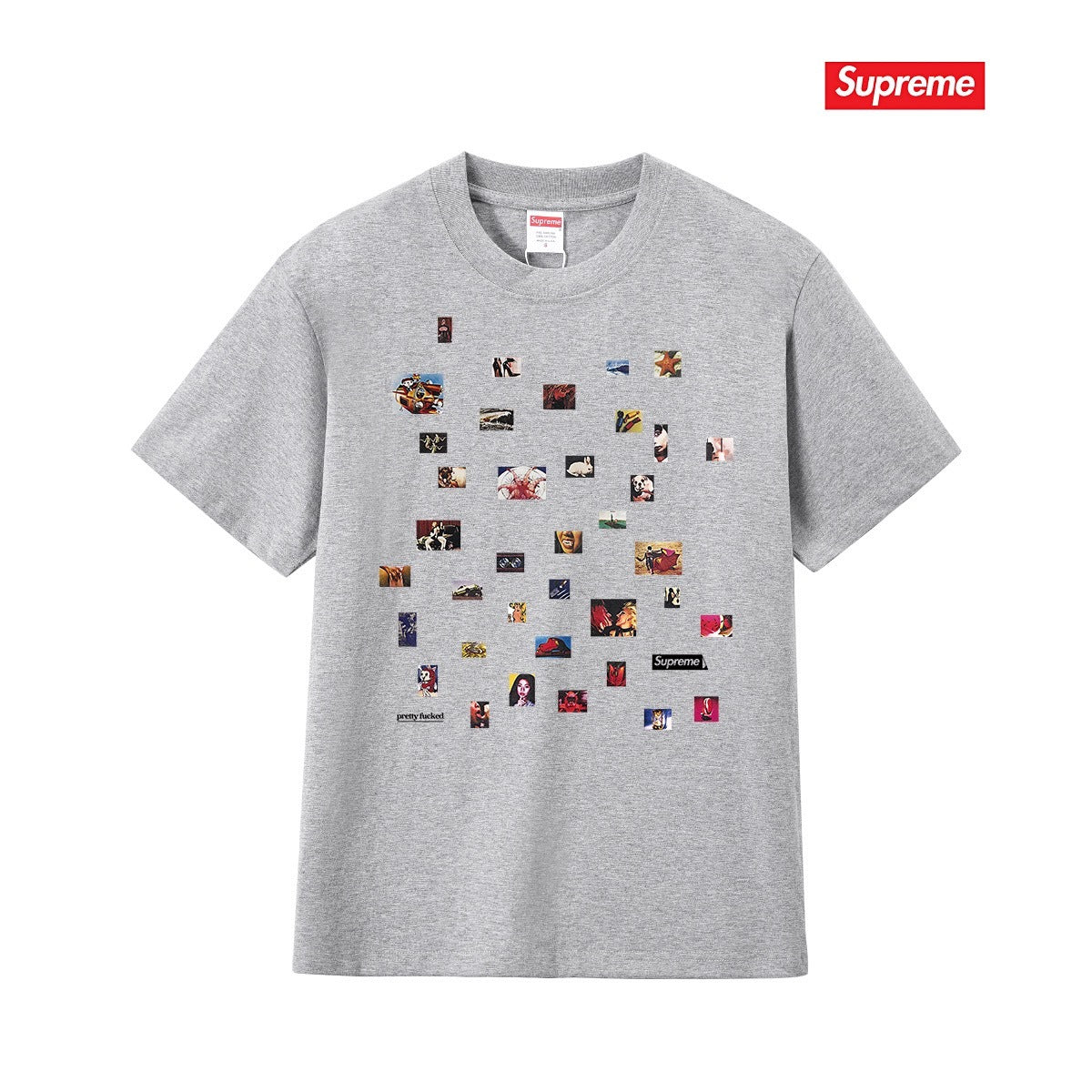 Supreme Logo Casual T-Shirt (Unisex）