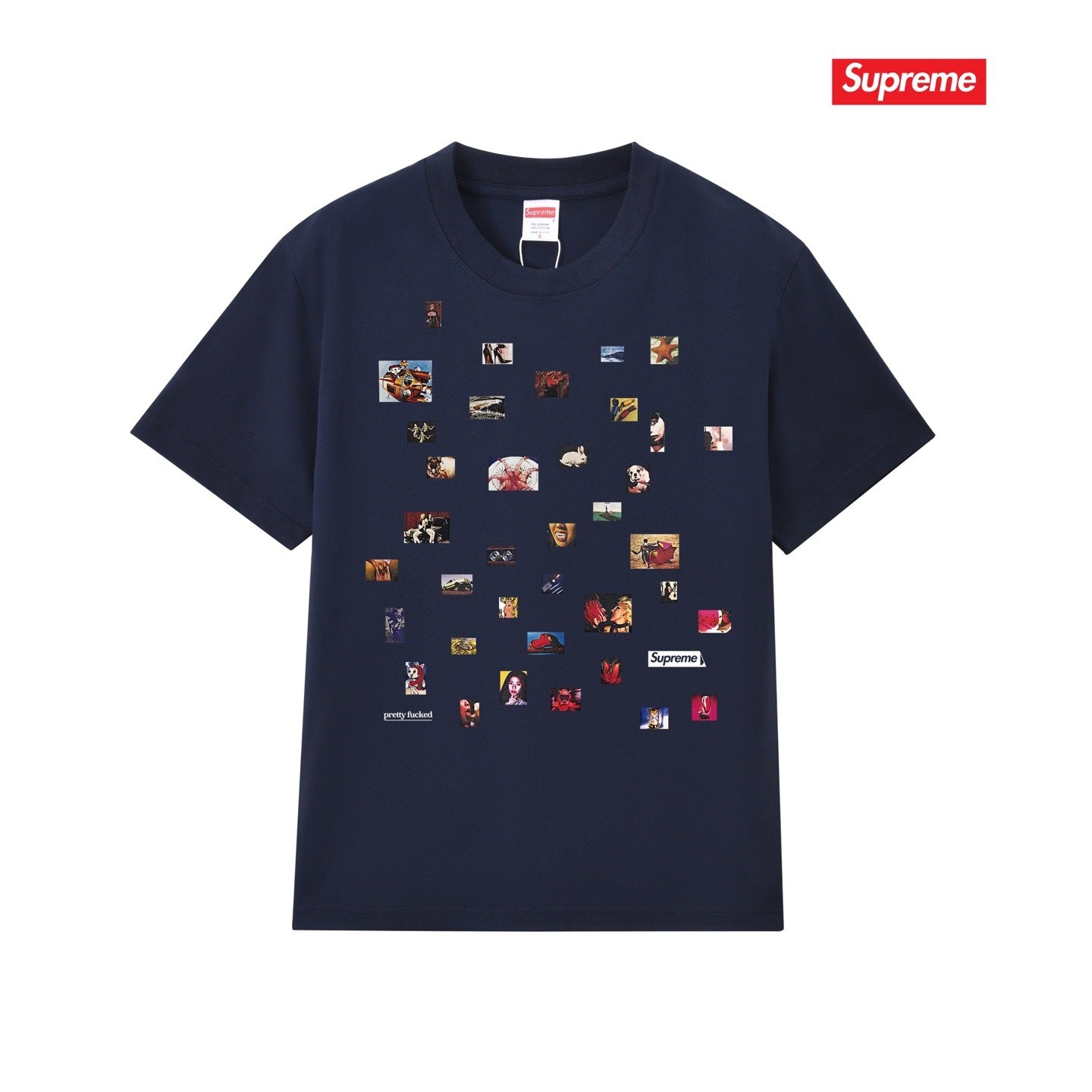 Supreme Logo Casual T-Shirt (Unisex）