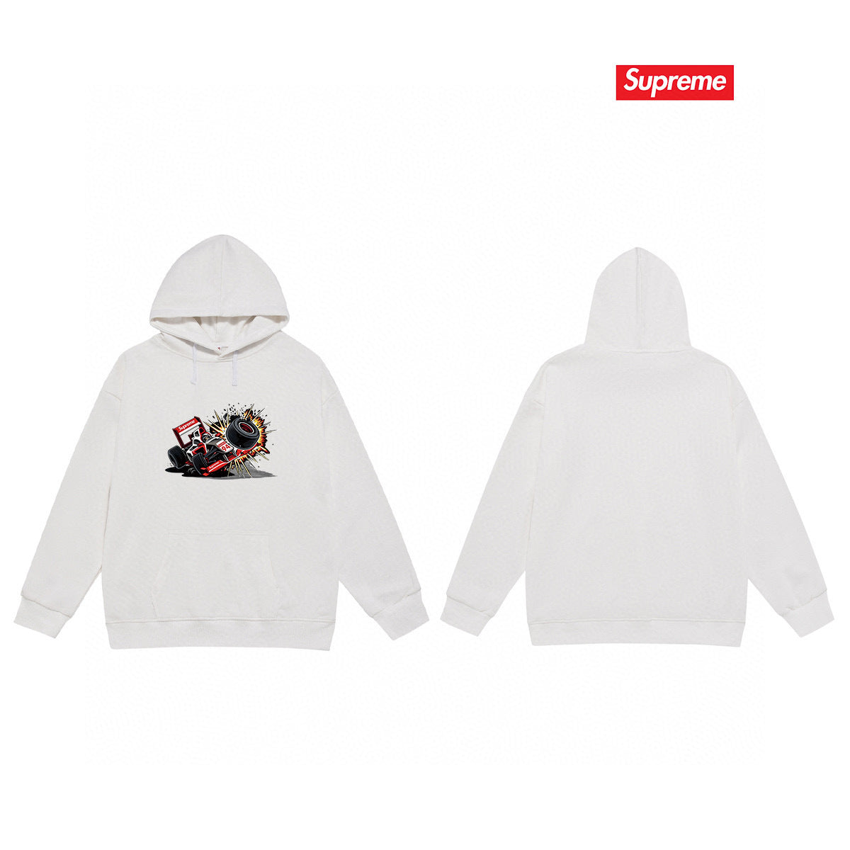 Supreme Unisex Casual Hoodie