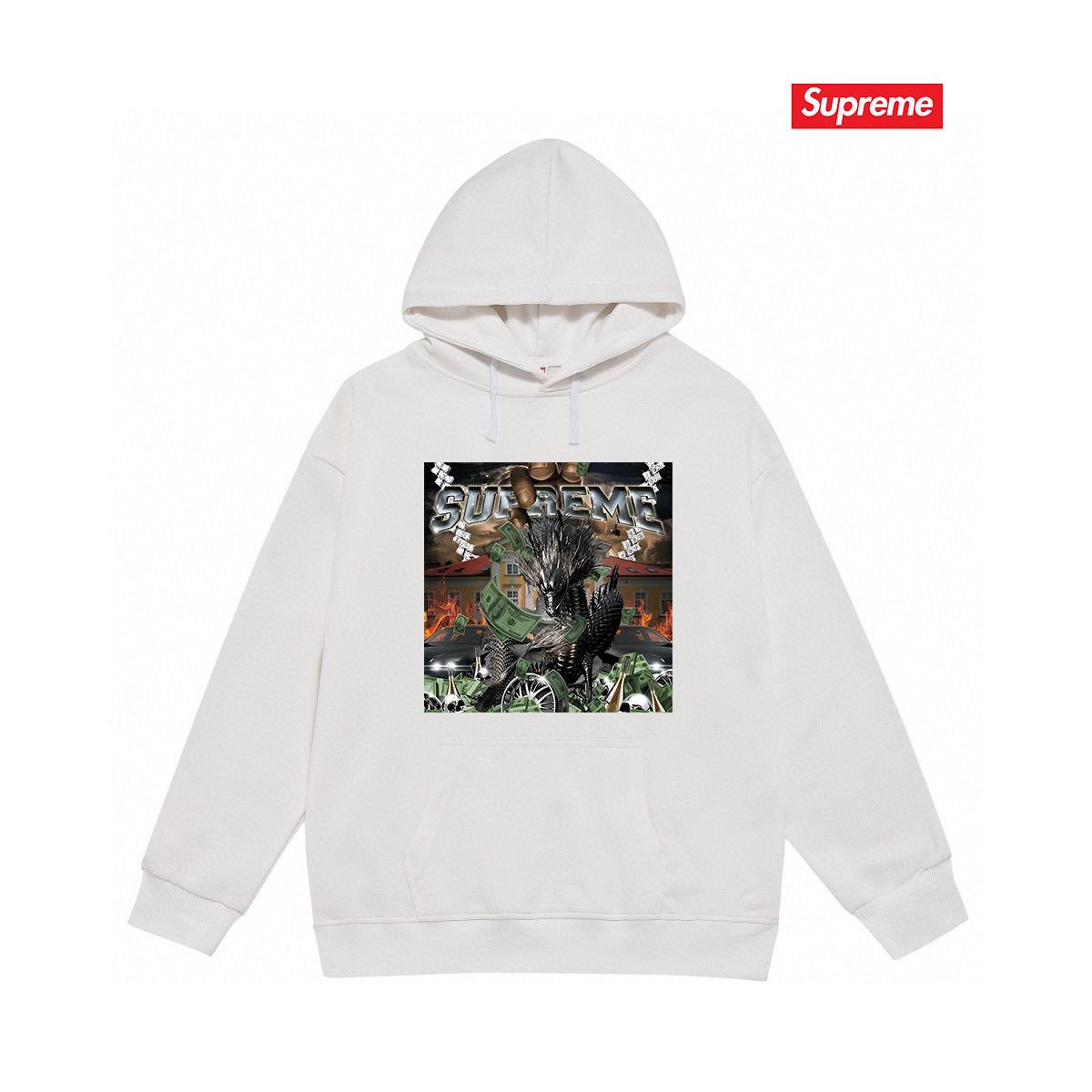 Supreme Unisex Casual Hoodie