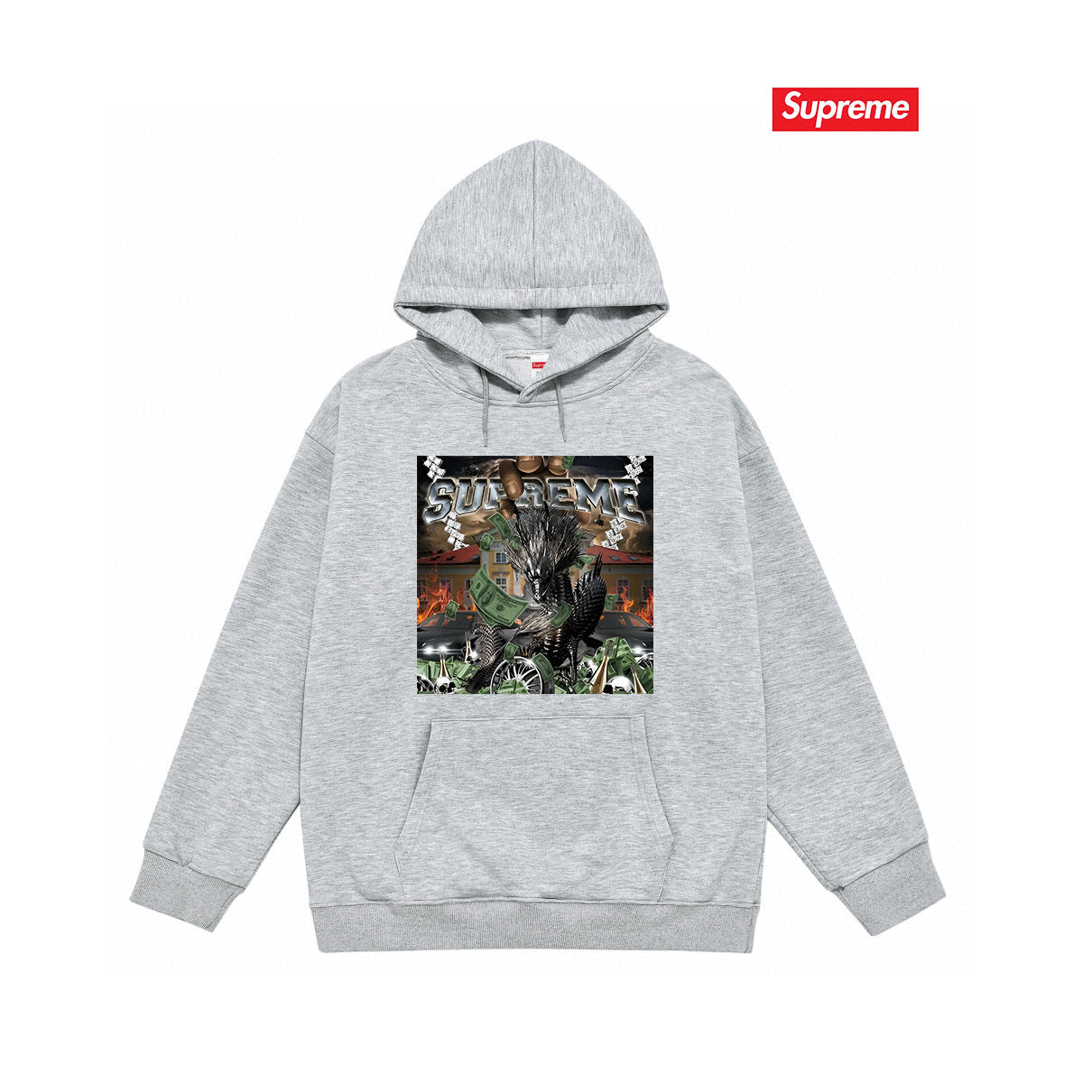 Supreme Unisex Casual Hoodie