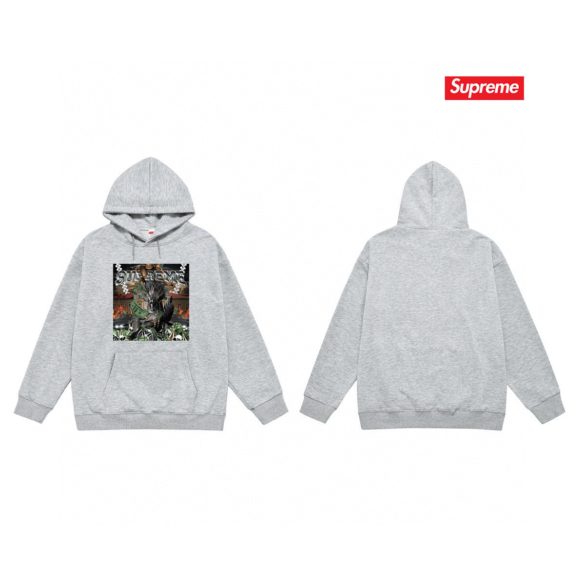 Supreme Unisex Casual Hoodie