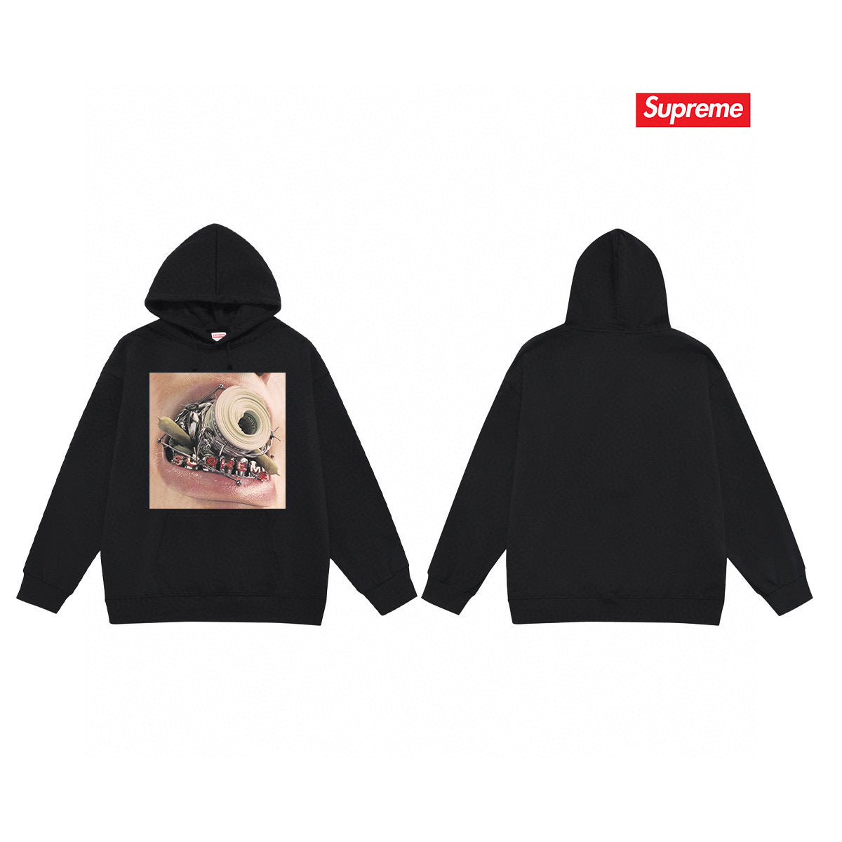 Supreme Unisex Casual Hoodie
