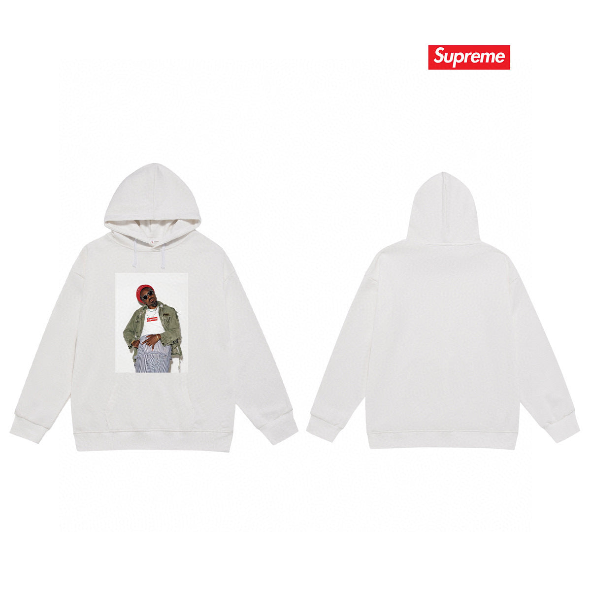 Supreme Unisex Casual Hoodie