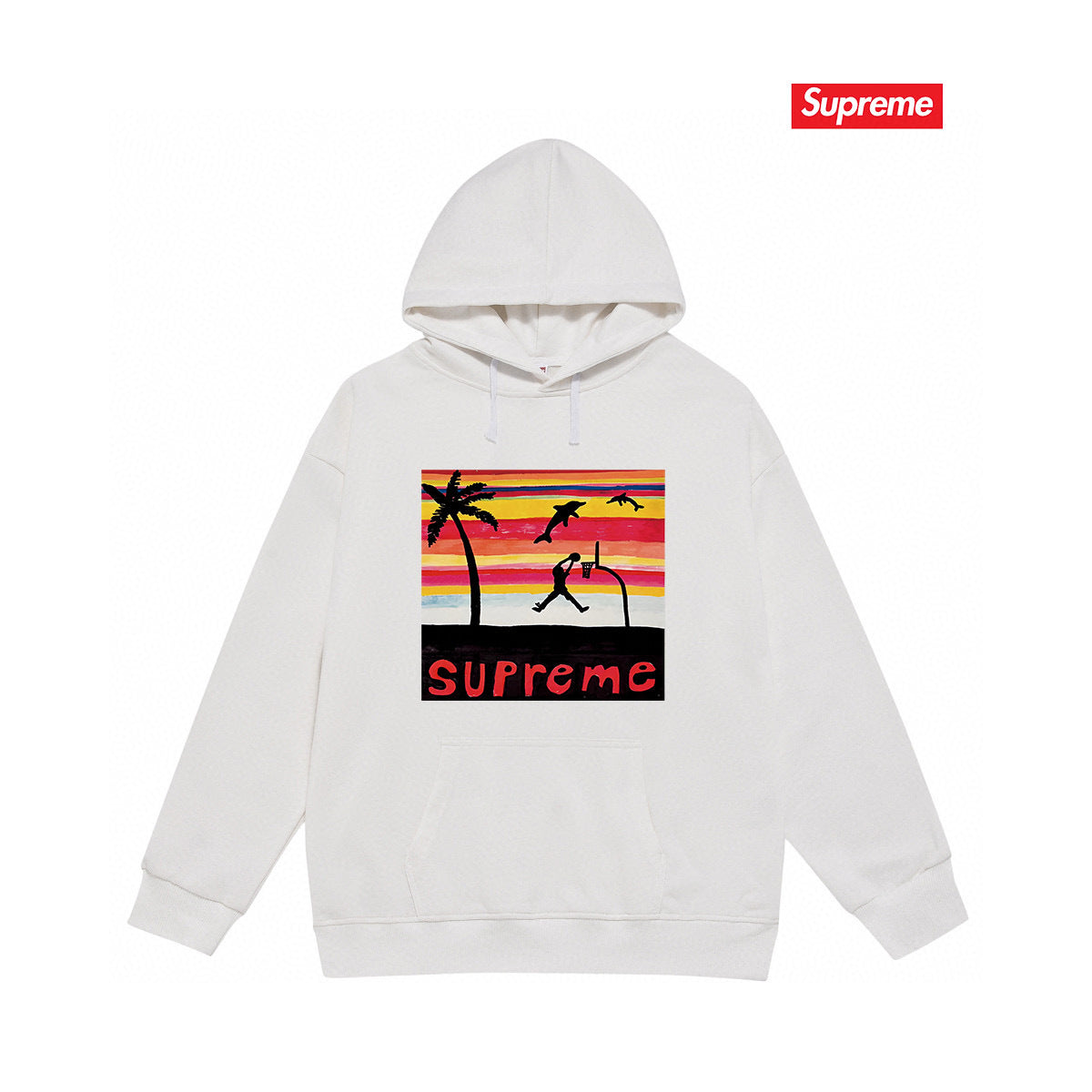 Supreme Unisex Casual Hoodie