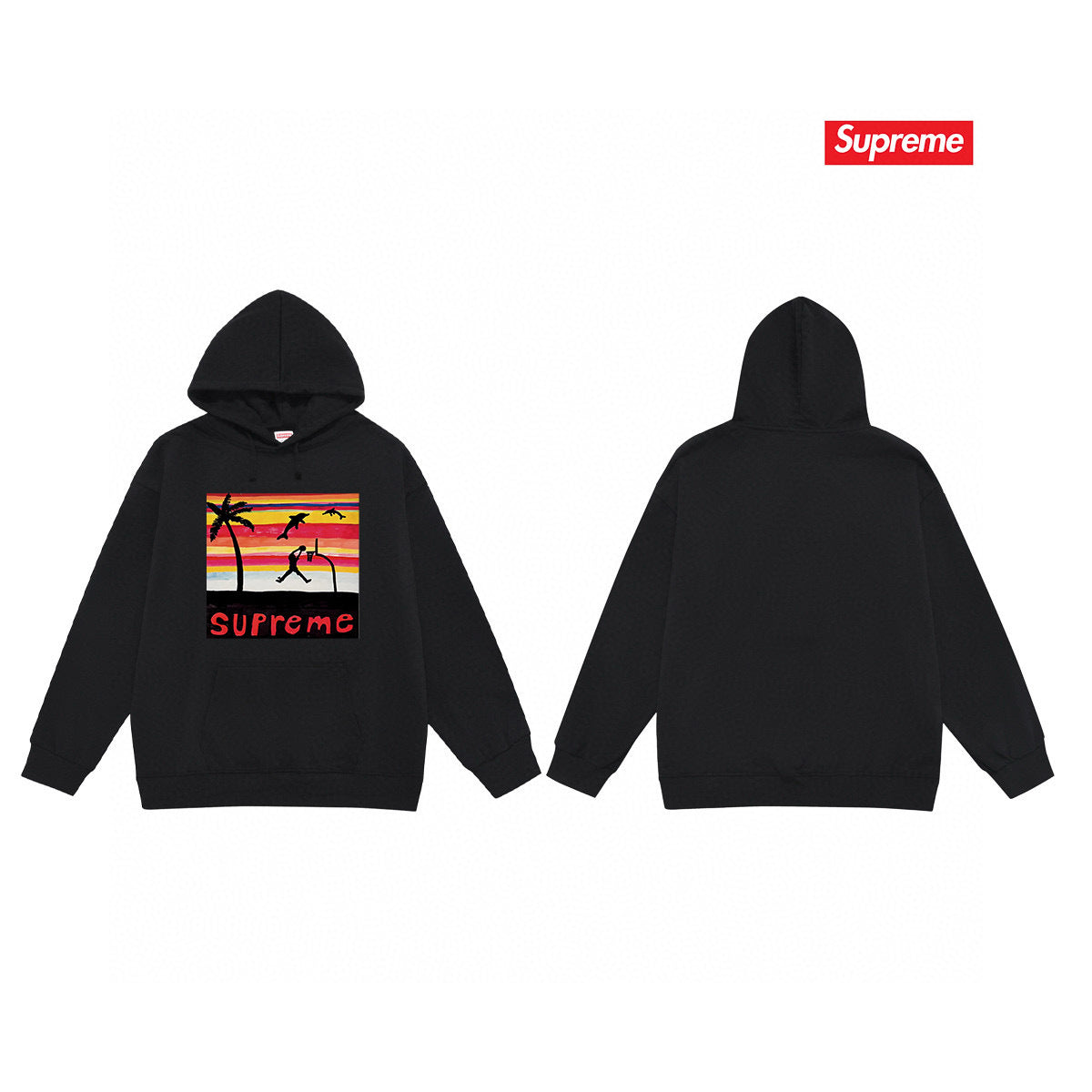 Supreme Unisex Casual Hoodie