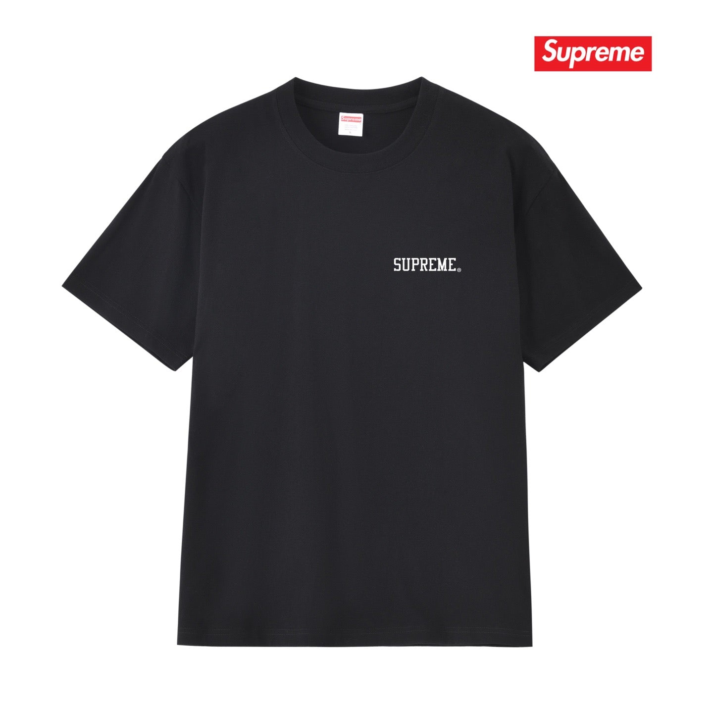 Supreme Loose Fit Casual T-Shirt (Unisex）