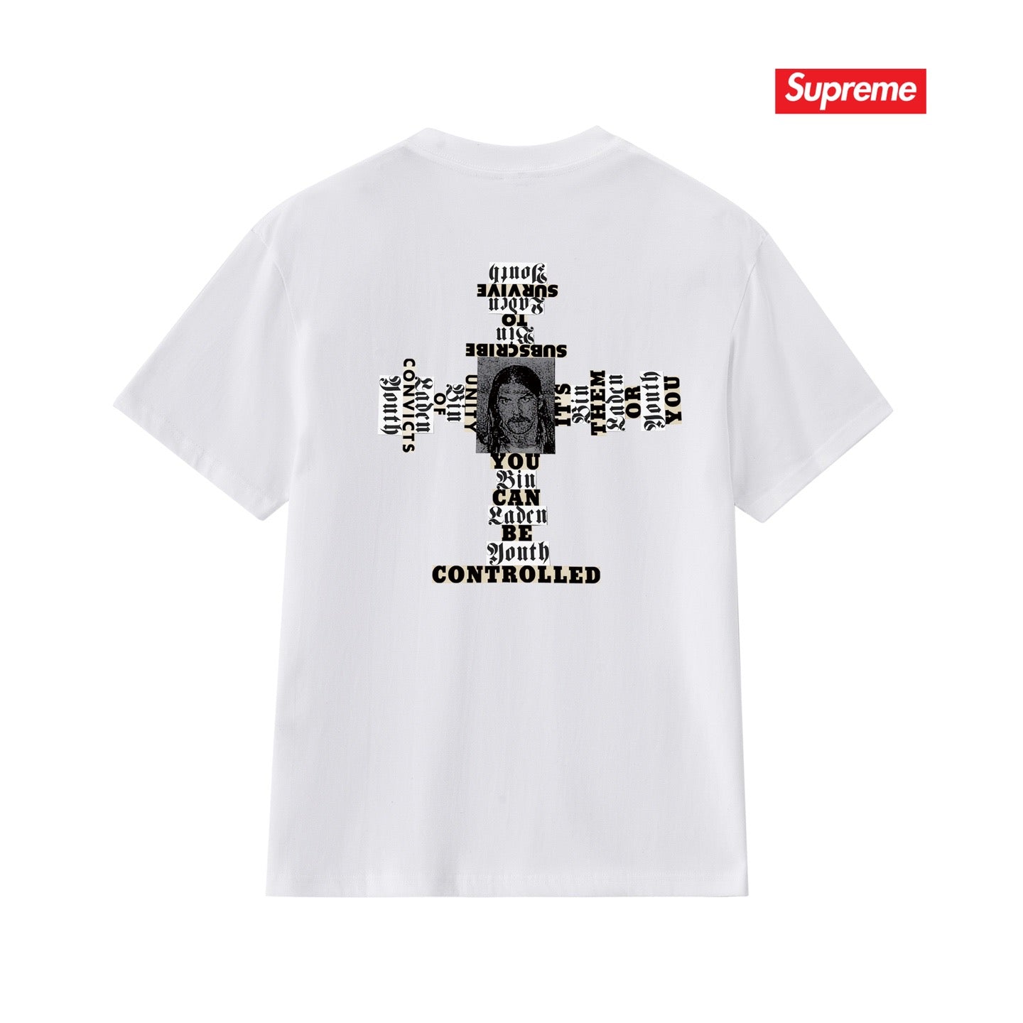 Supreme Loose Fit Casual T-Shirt (Unisex）