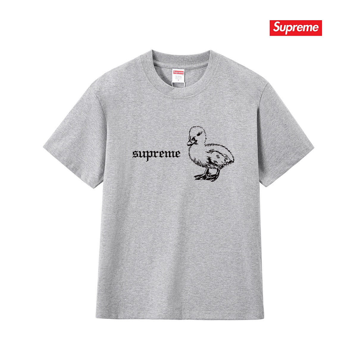 Supreme Loose Fit Casual T-Shirt (Unisex）
