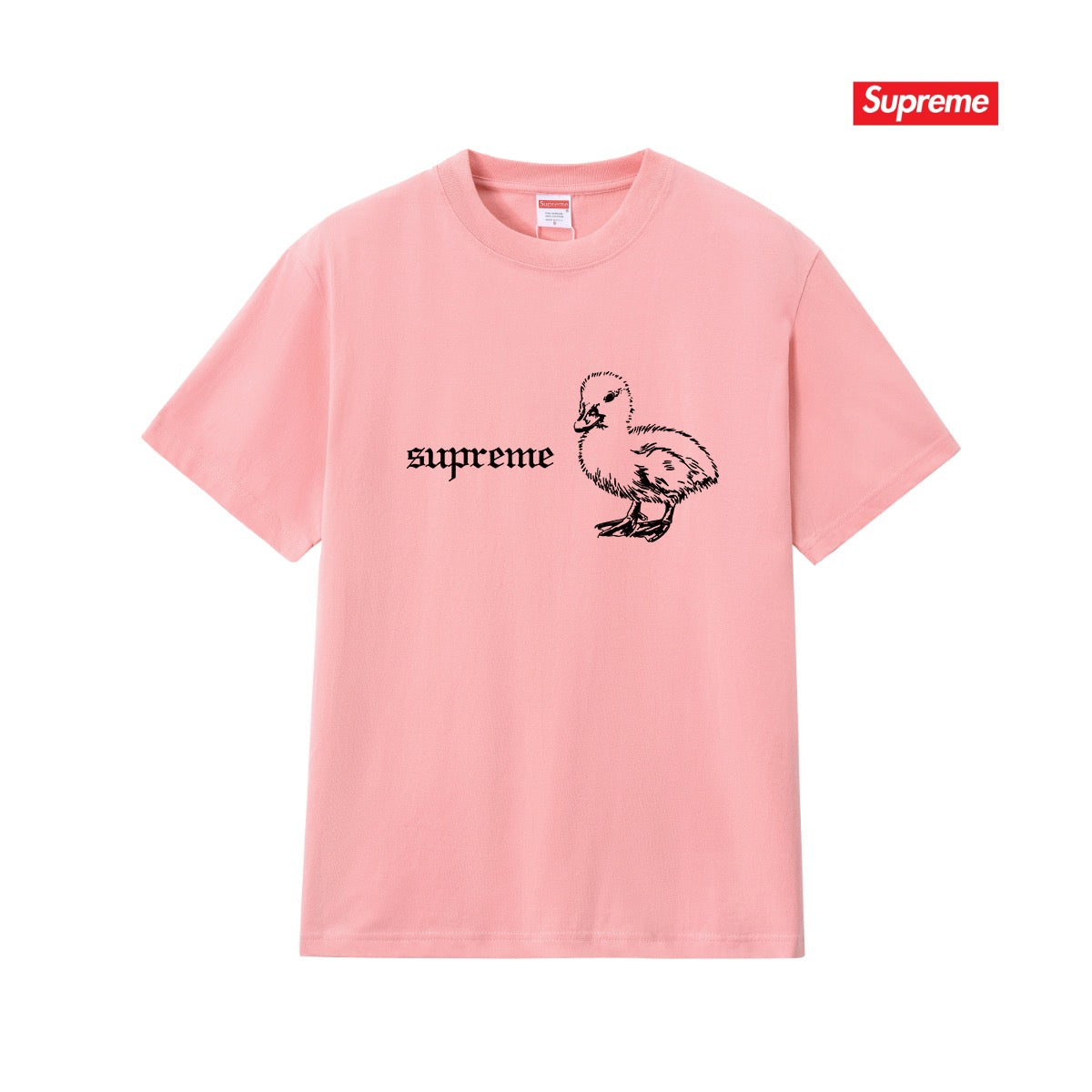Supreme Loose Fit Casual T-Shirt (Unisex）