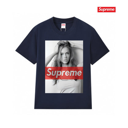 Supreme Print Casual T-Shirt (Unisex）