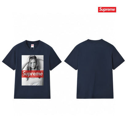 Supreme Print Casual T-Shirt (Unisex）