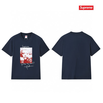 Supreme Print Casual T-Shirt (Unisex）