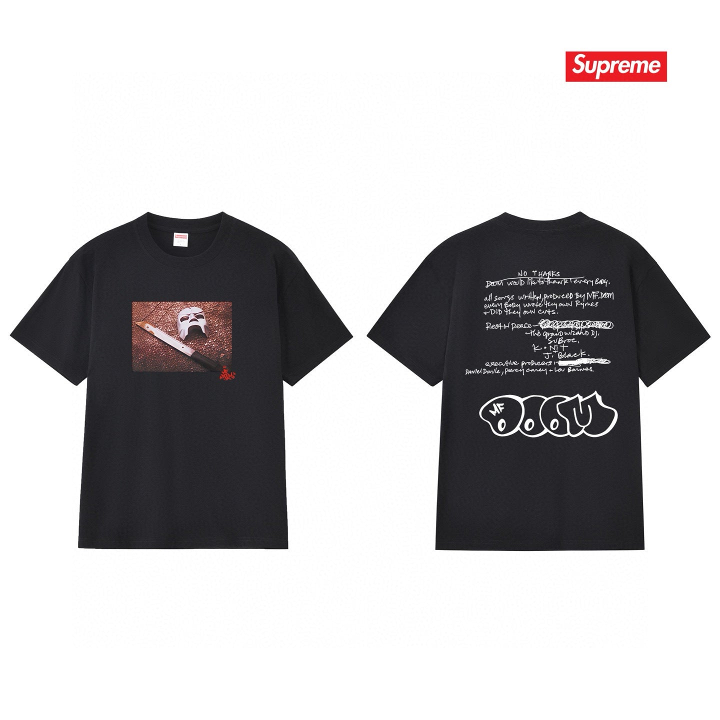 Supreme Print Casual T-Shirt (Unisex）