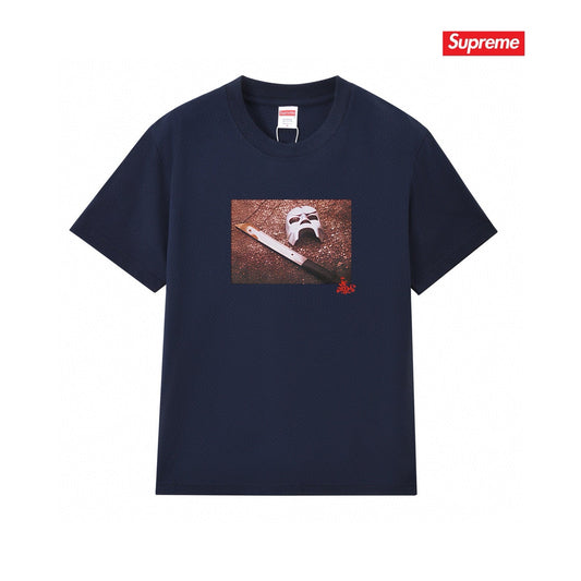 Supreme Print Casual T-Shirt (Unisex）