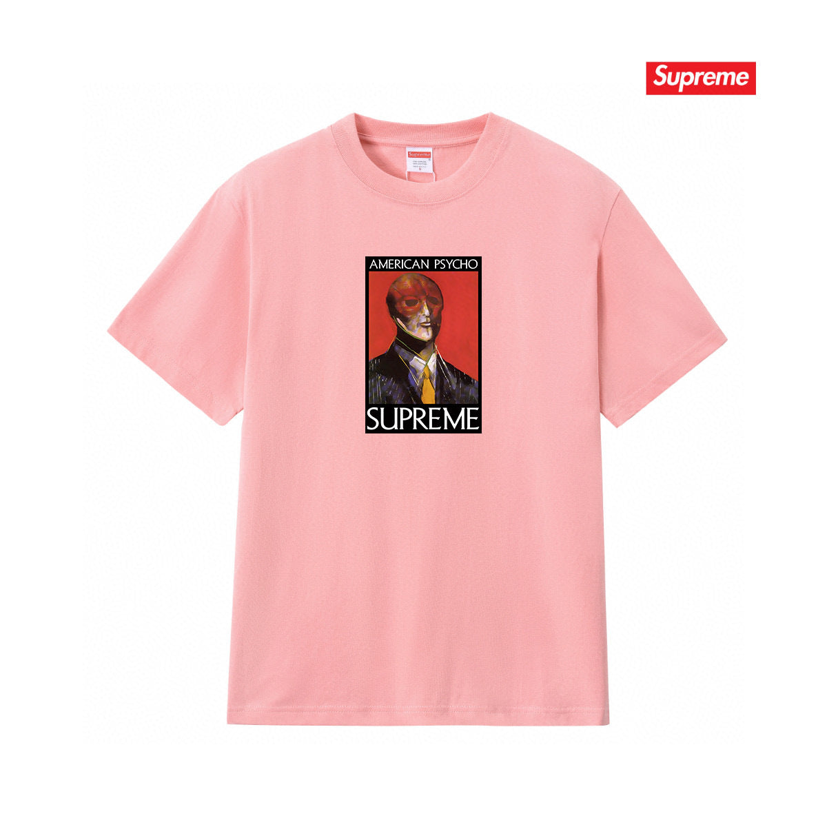 Supreme Print Casual T-Shirt (Unisex）