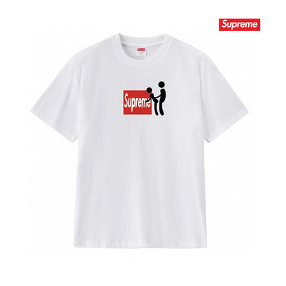 Supreme Print Casual T-Shirt (Unisex）