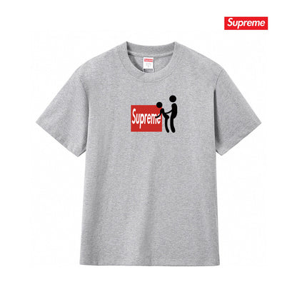 Supreme Print Casual T-Shirt (Unisex）