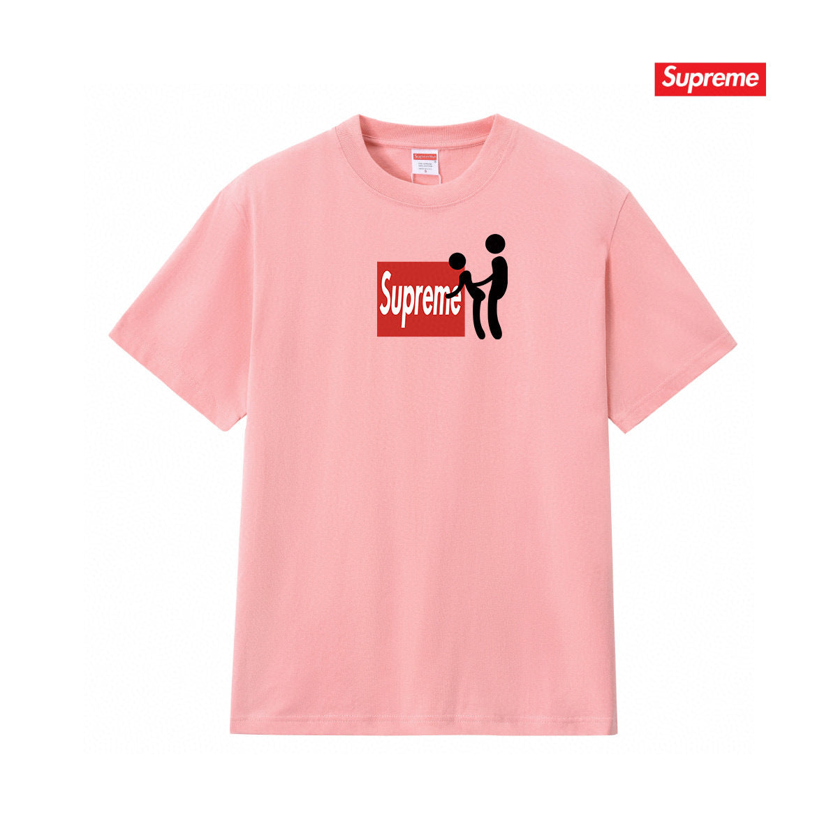 Supreme Print Casual T-Shirt (Unisex）