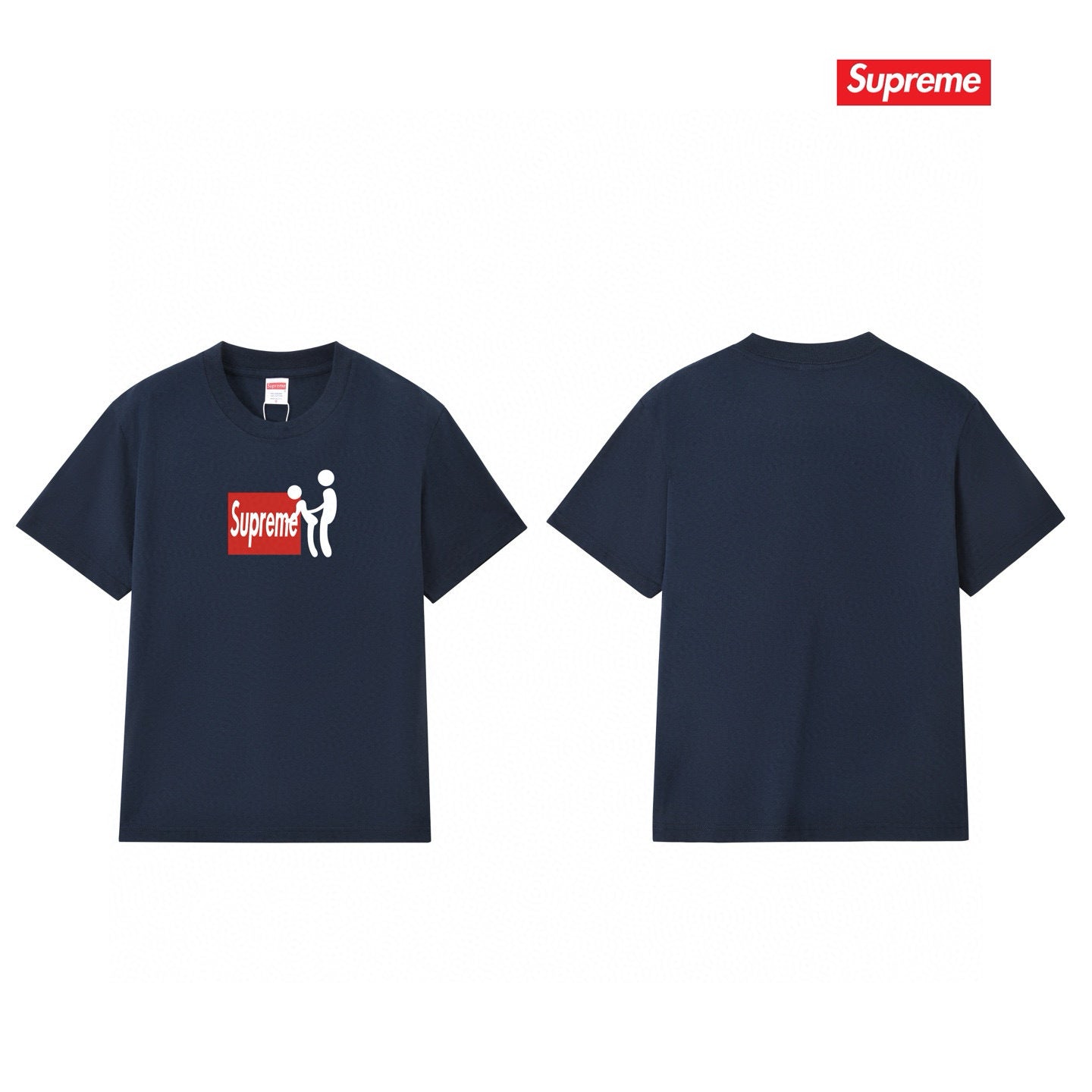 Supreme Print Casual T-Shirt (Unisex）