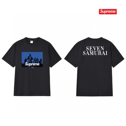 Supreme Print Casual T-Shirt (Unisex）