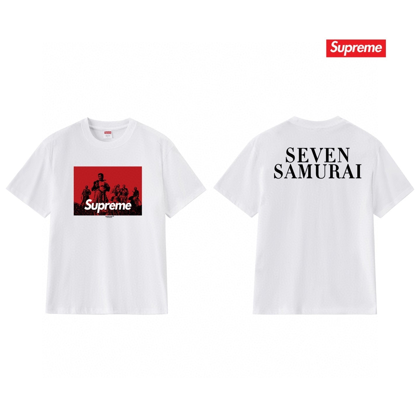 Supreme Print Casual T-Shirt (Unisex）