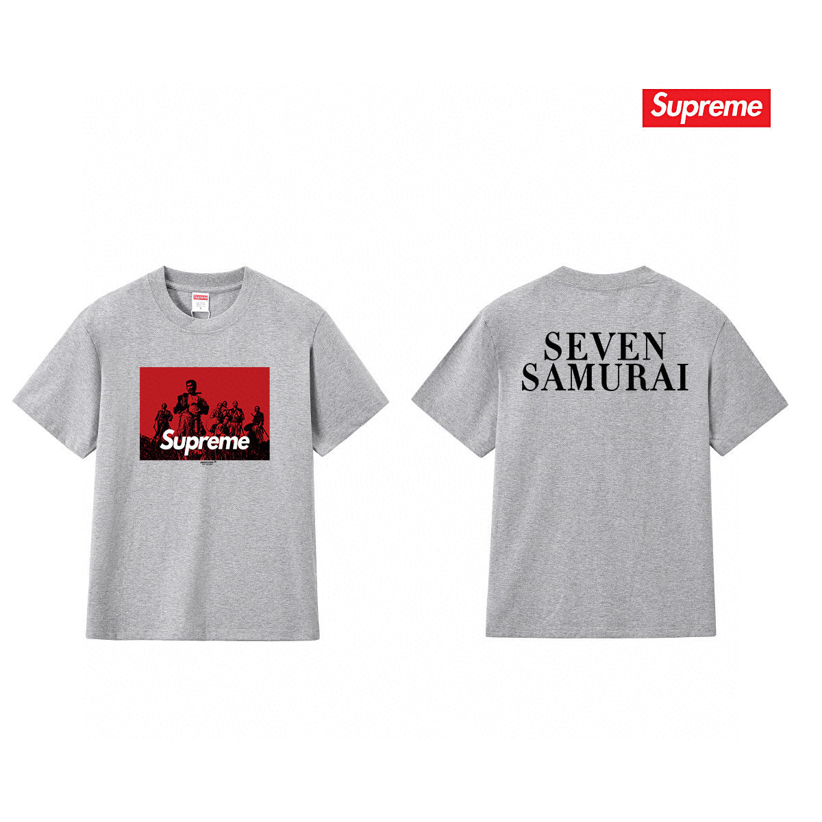 Supreme Print Casual T-Shirt (Unisex）