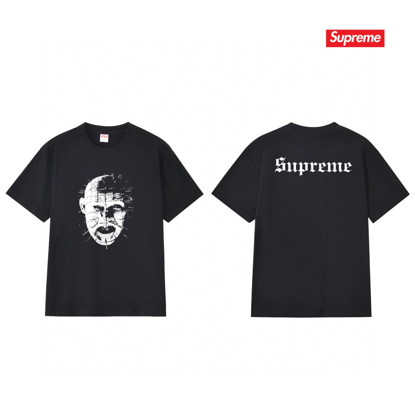 Supreme Print Casual T-Shirt (Unisex）