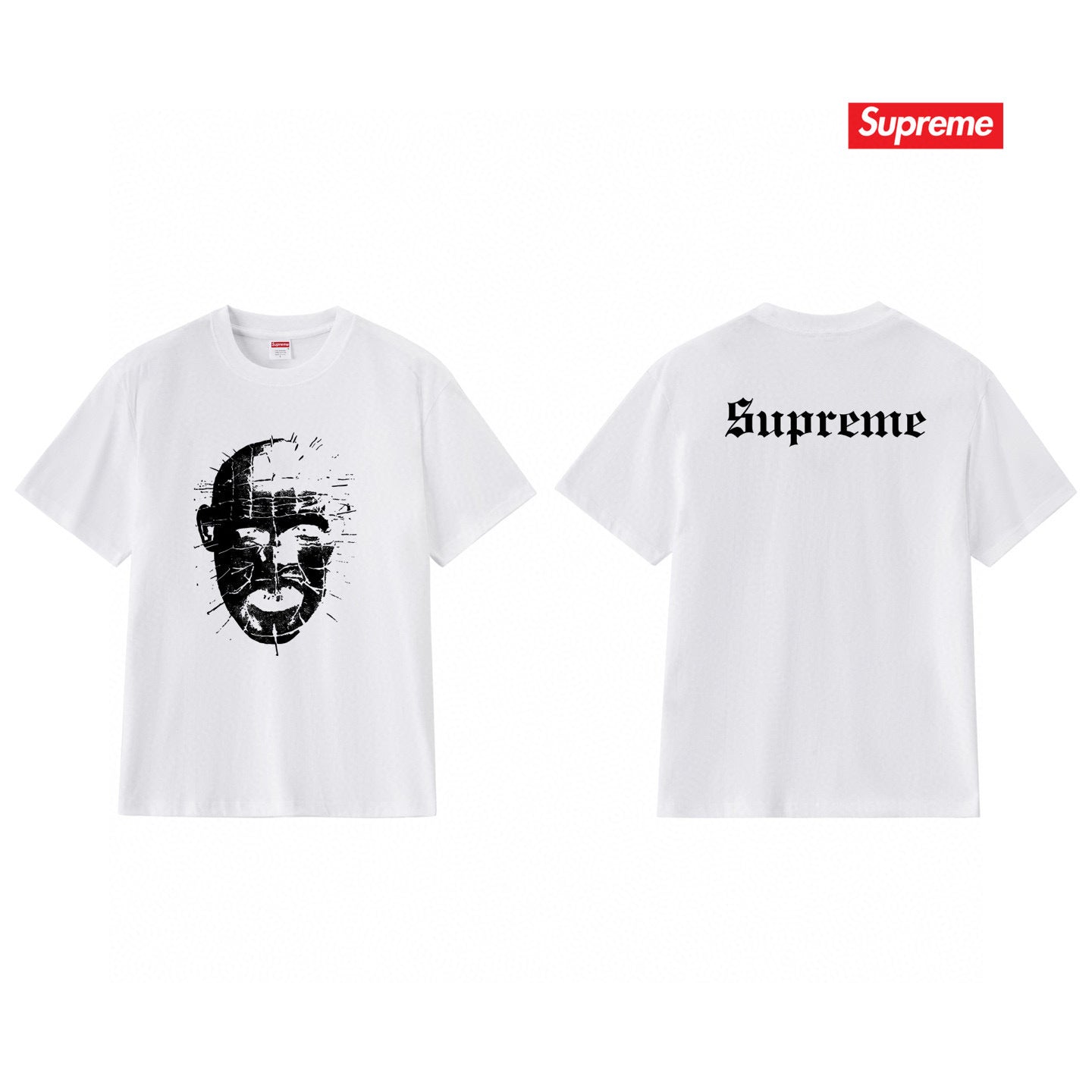 Supreme Print Casual T-Shirt (Unisex）