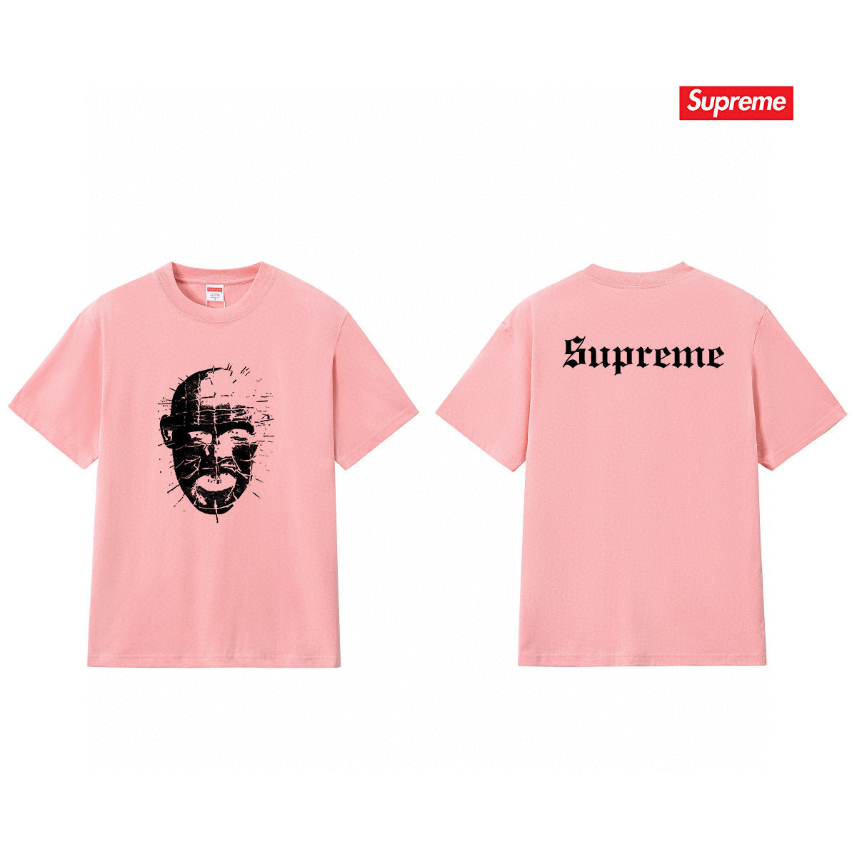 Supreme Print Casual T-Shirt (Unisex）