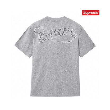 Supreme Print Casual T-Shirt (Unisex）
