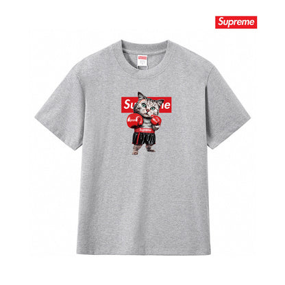 Supreme Print Casual T-Shirt (Unisex）