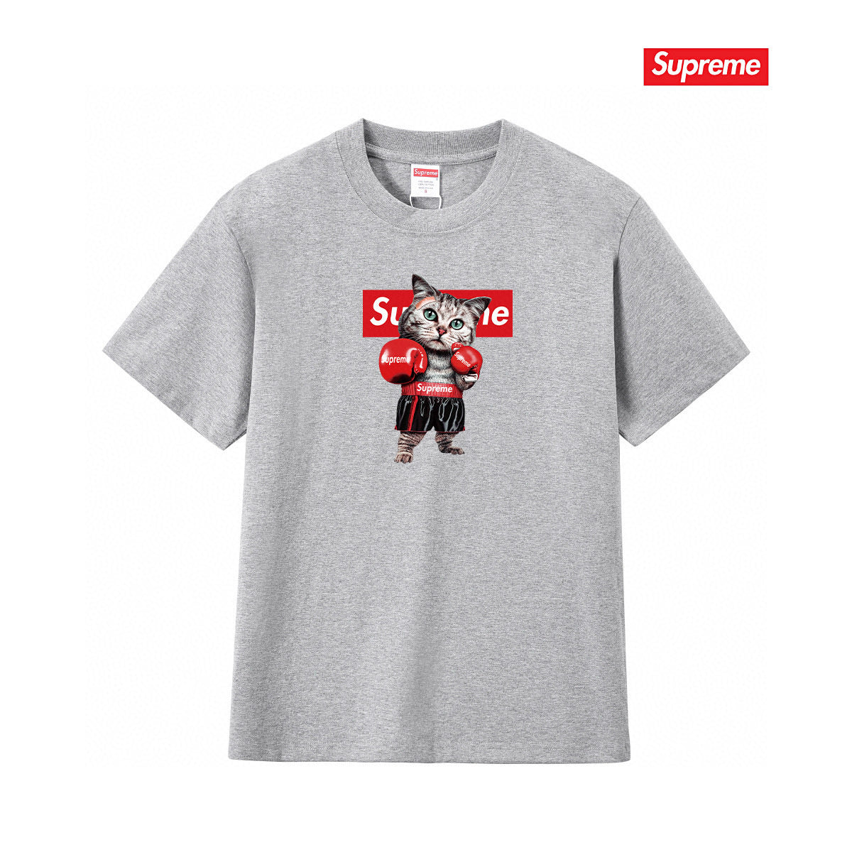 Supreme Print Casual T-Shirt (Unisex）