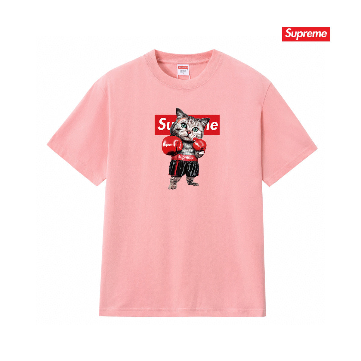 Supreme Print Casual T-Shirt (Unisex）
