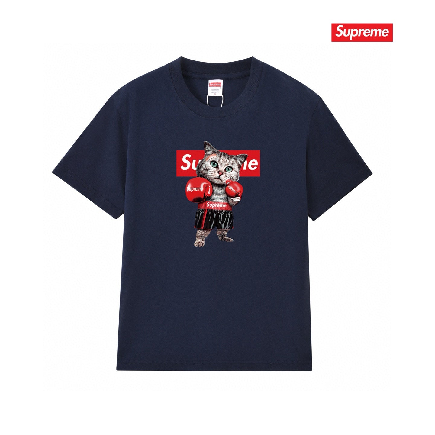 Supreme Print Casual T-Shirt (Unisex）