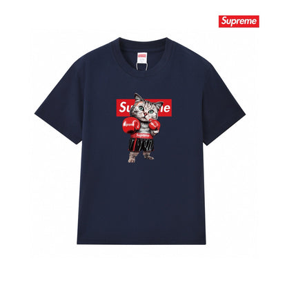 Supreme Print Casual T-Shirt (Unisex）