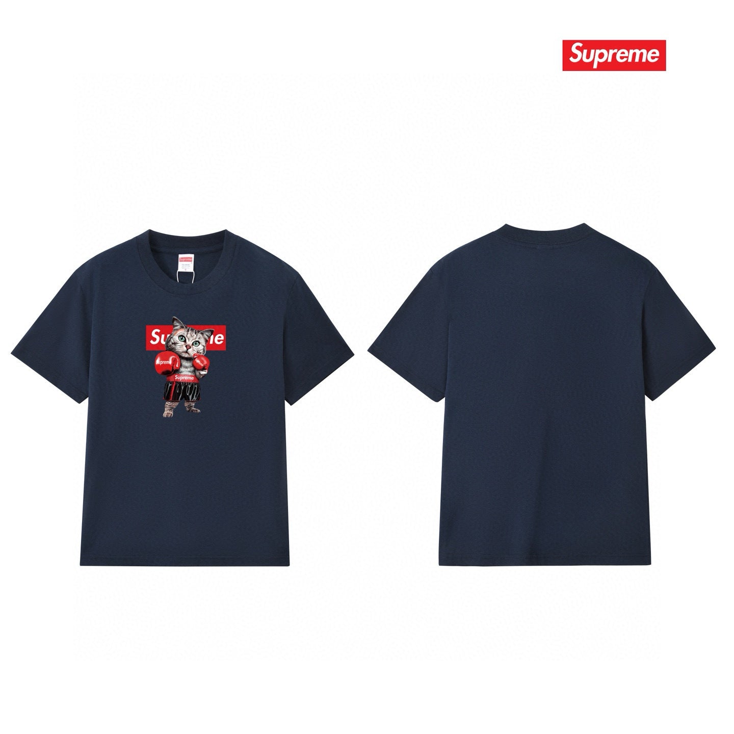Supreme Print Casual T-Shirt (Unisex）