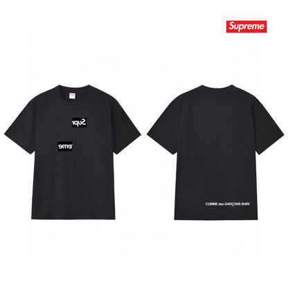Supreme Print Casual T-Shirt (Unisex）