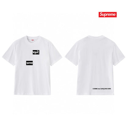 Supreme Print Casual T-Shirt (Unisex）