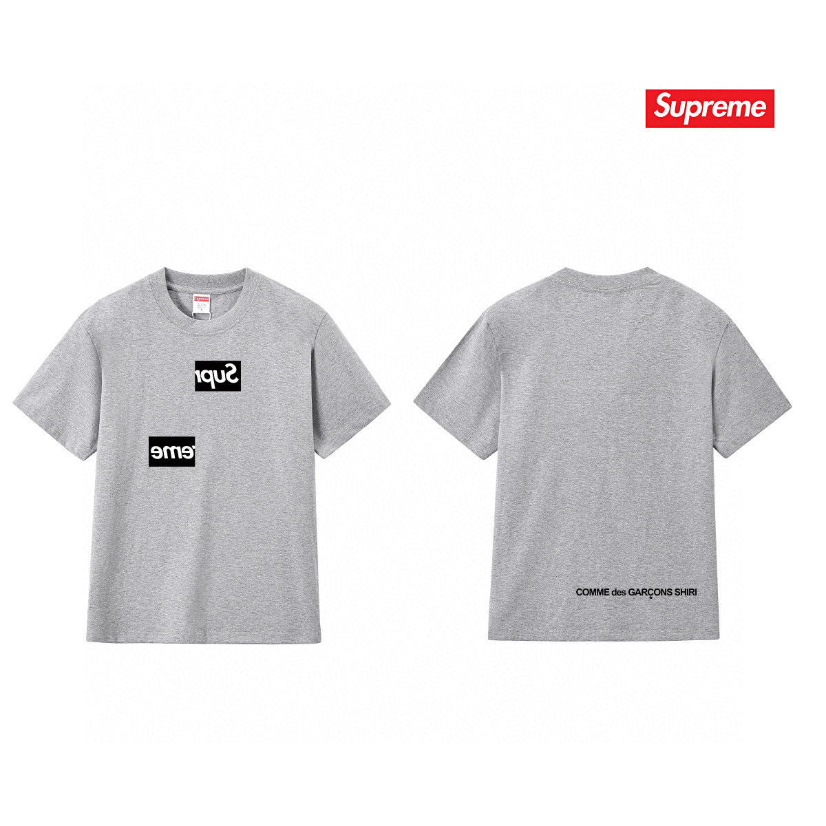 Supreme Print Casual T-Shirt (Unisex）