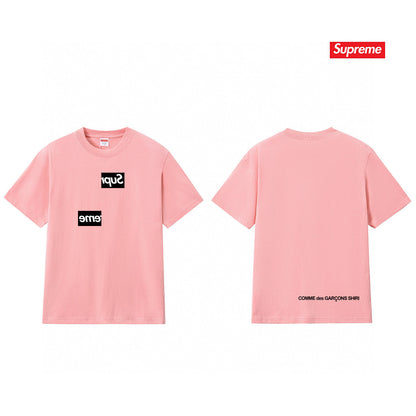 Supreme Print Casual T-Shirt (Unisex）